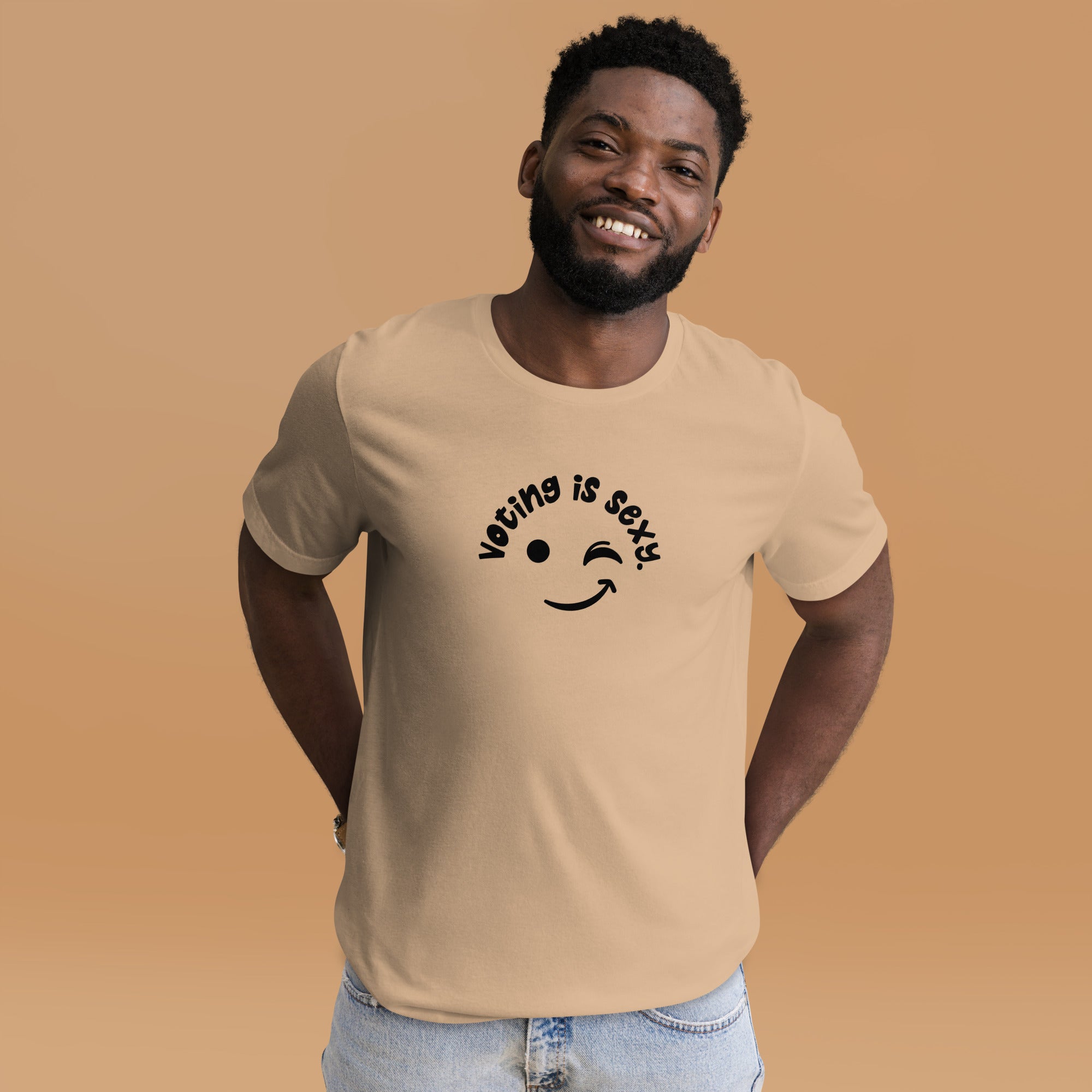 Camiseta unisex "Votar es sexy"