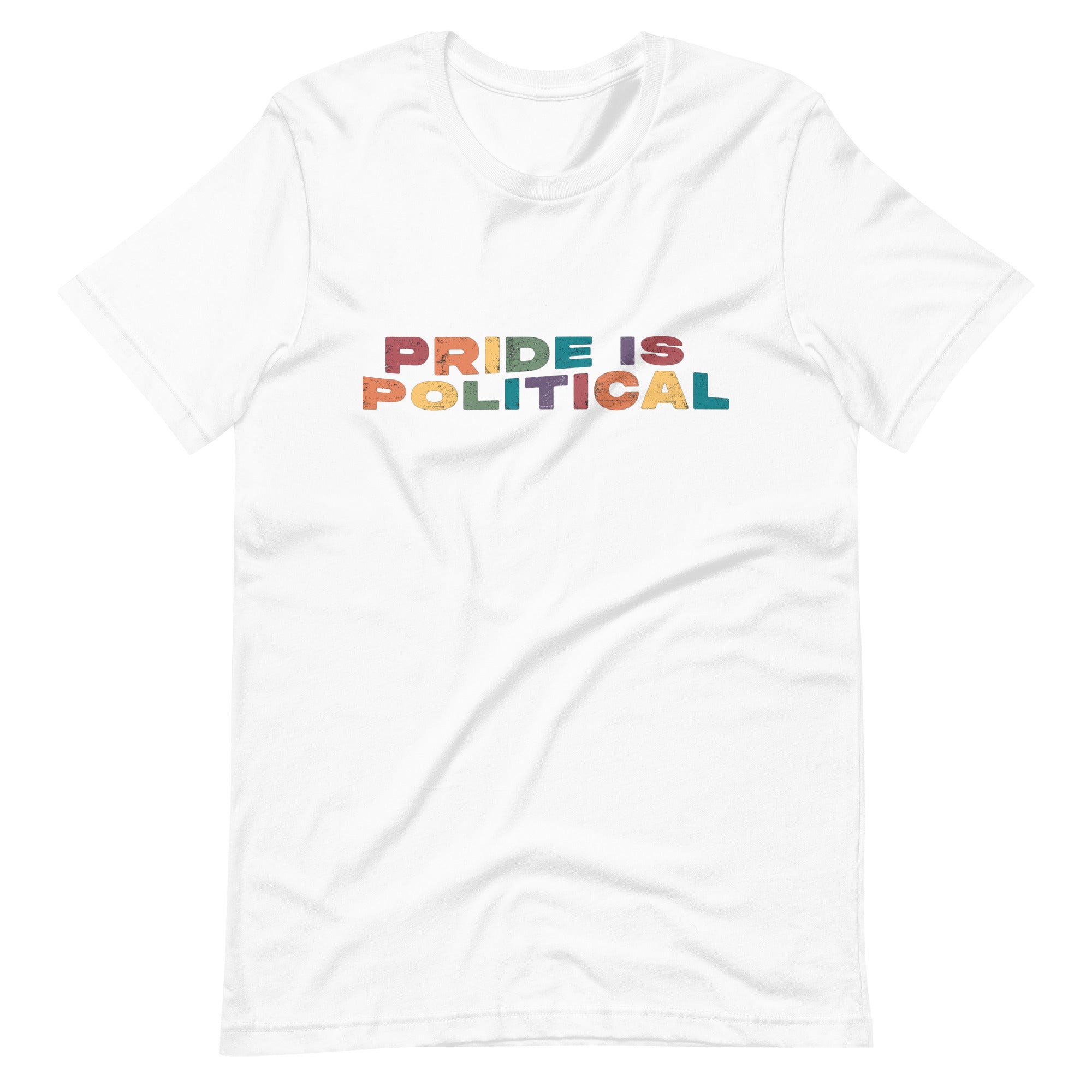 Camiseta unisex desgastada El orgullo es político