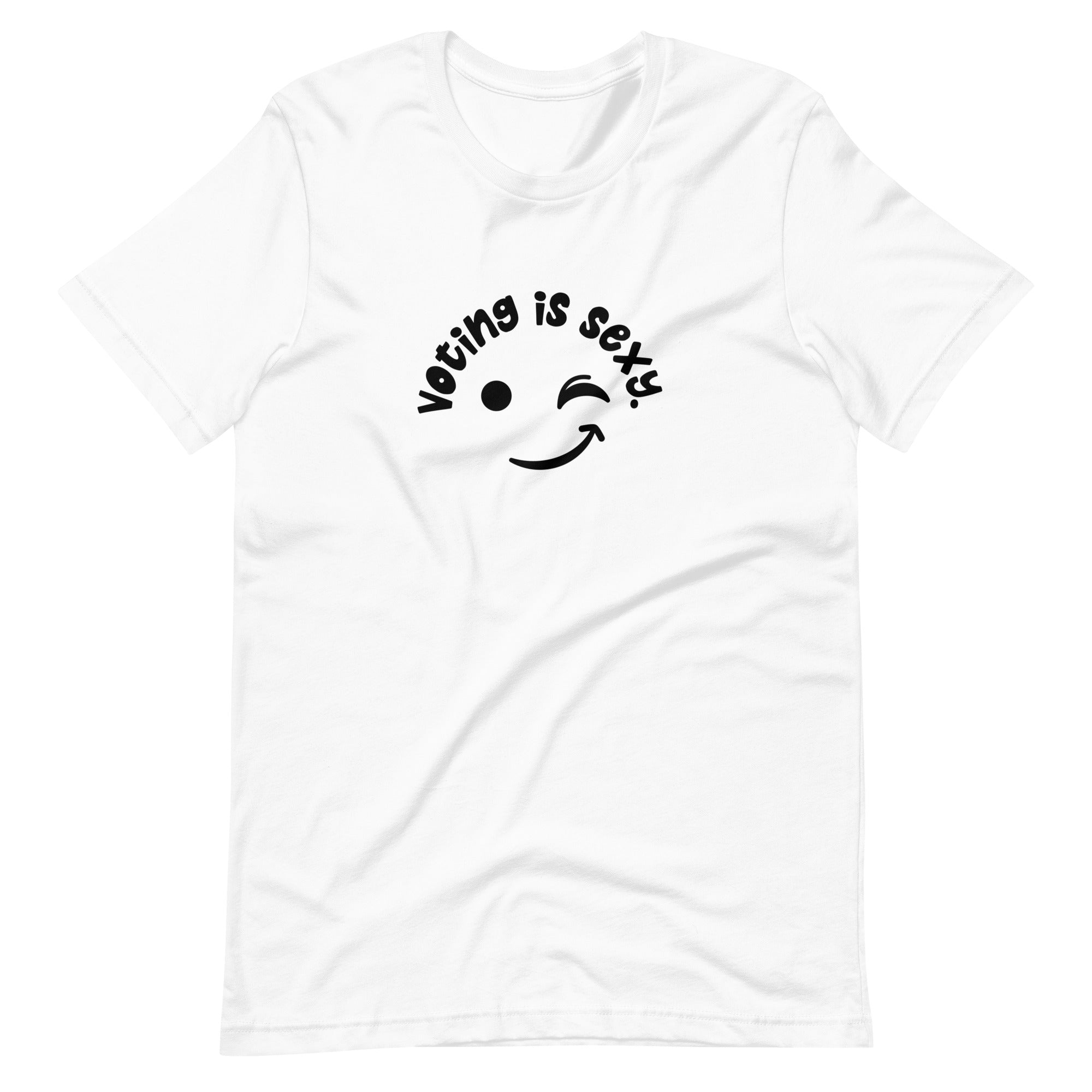 Camiseta unisex "Votar es sexy"