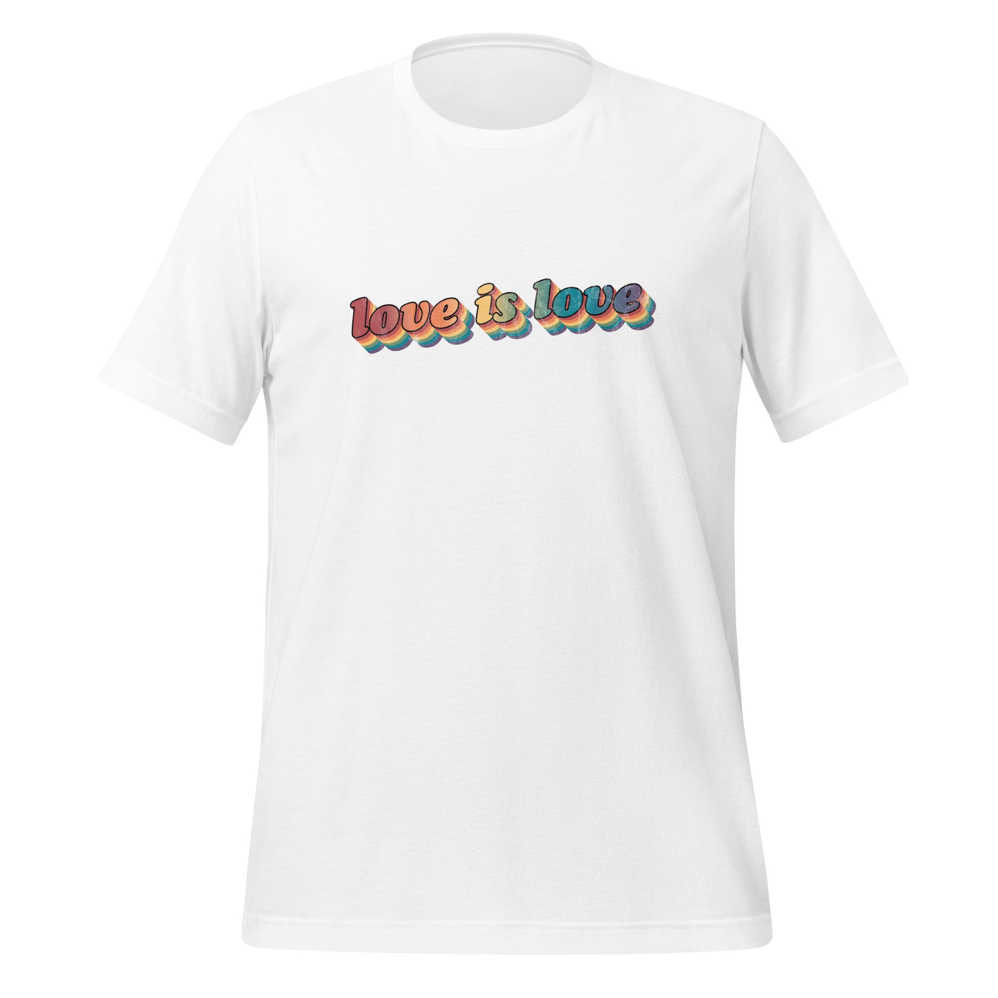 Camiseta unisex retro El amor es amor
