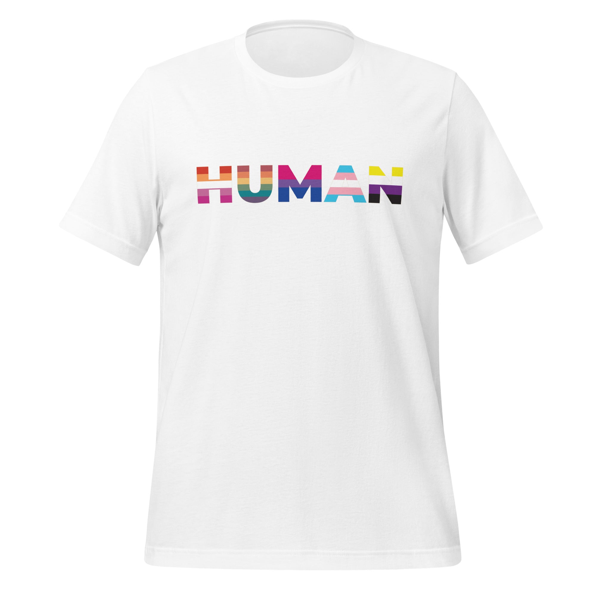Camiseta unisex con banderas humanas