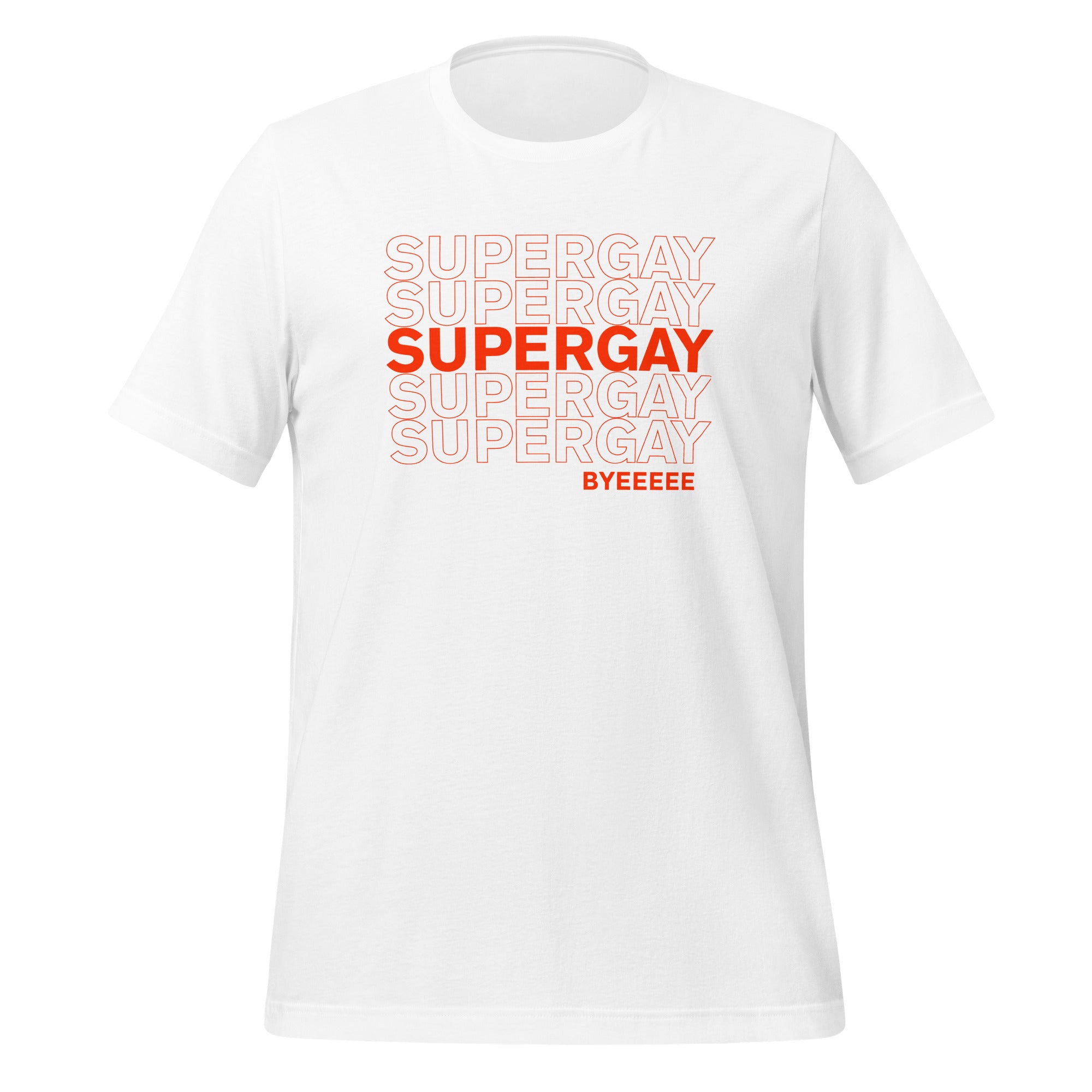 Camiseta unisex súper gay