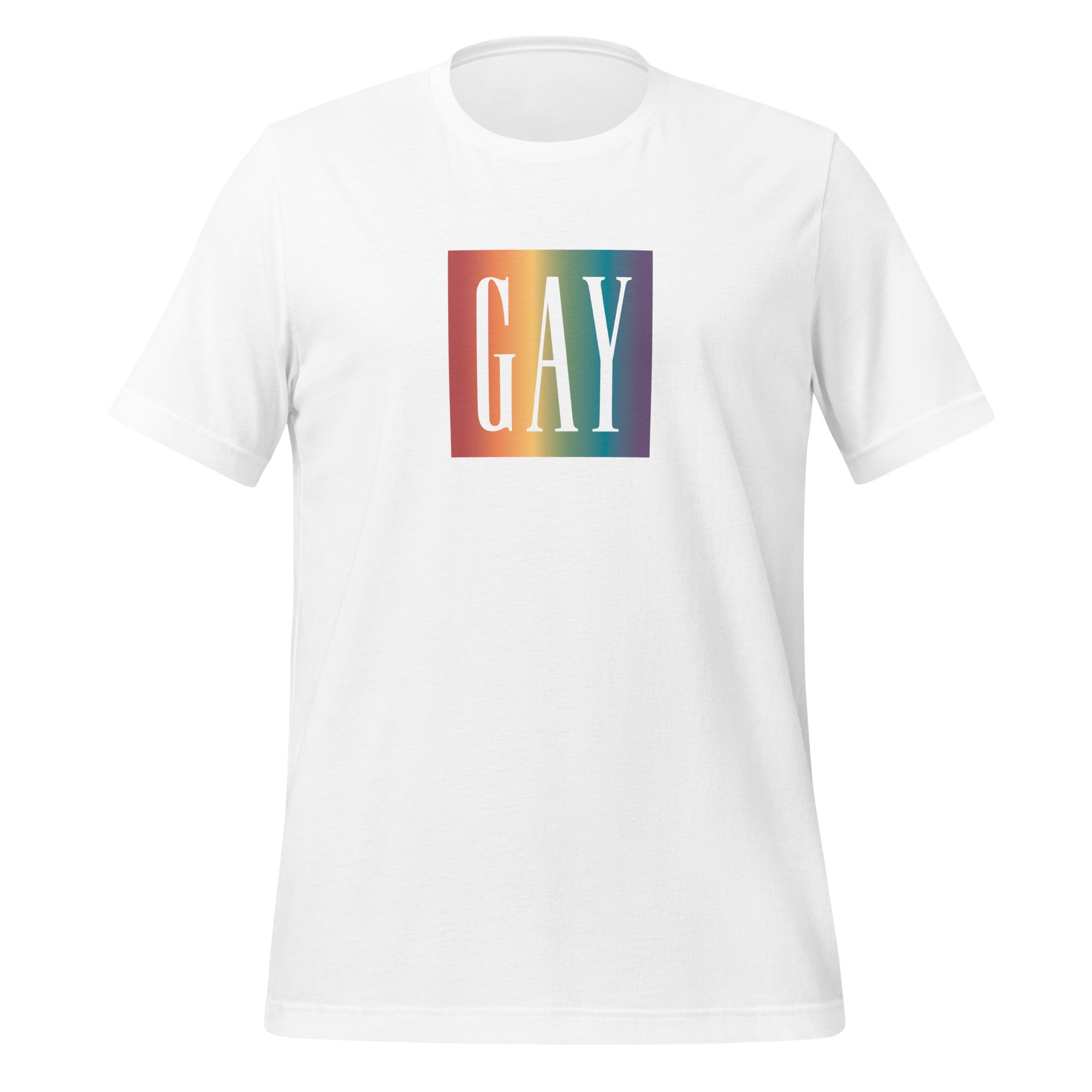 Camiseta unisex del orgullo gay