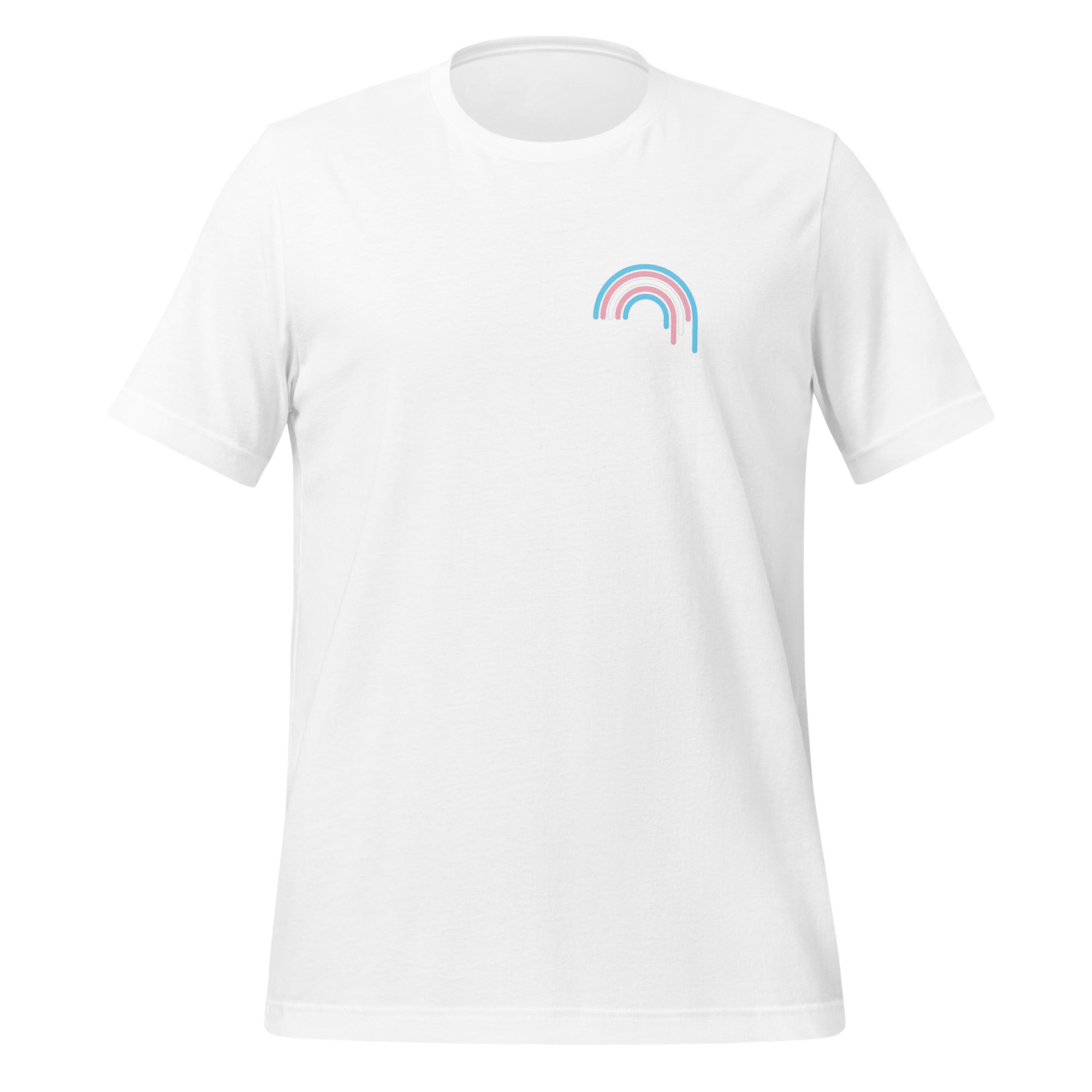 Camiseta unisex Trans Rainbow Drip