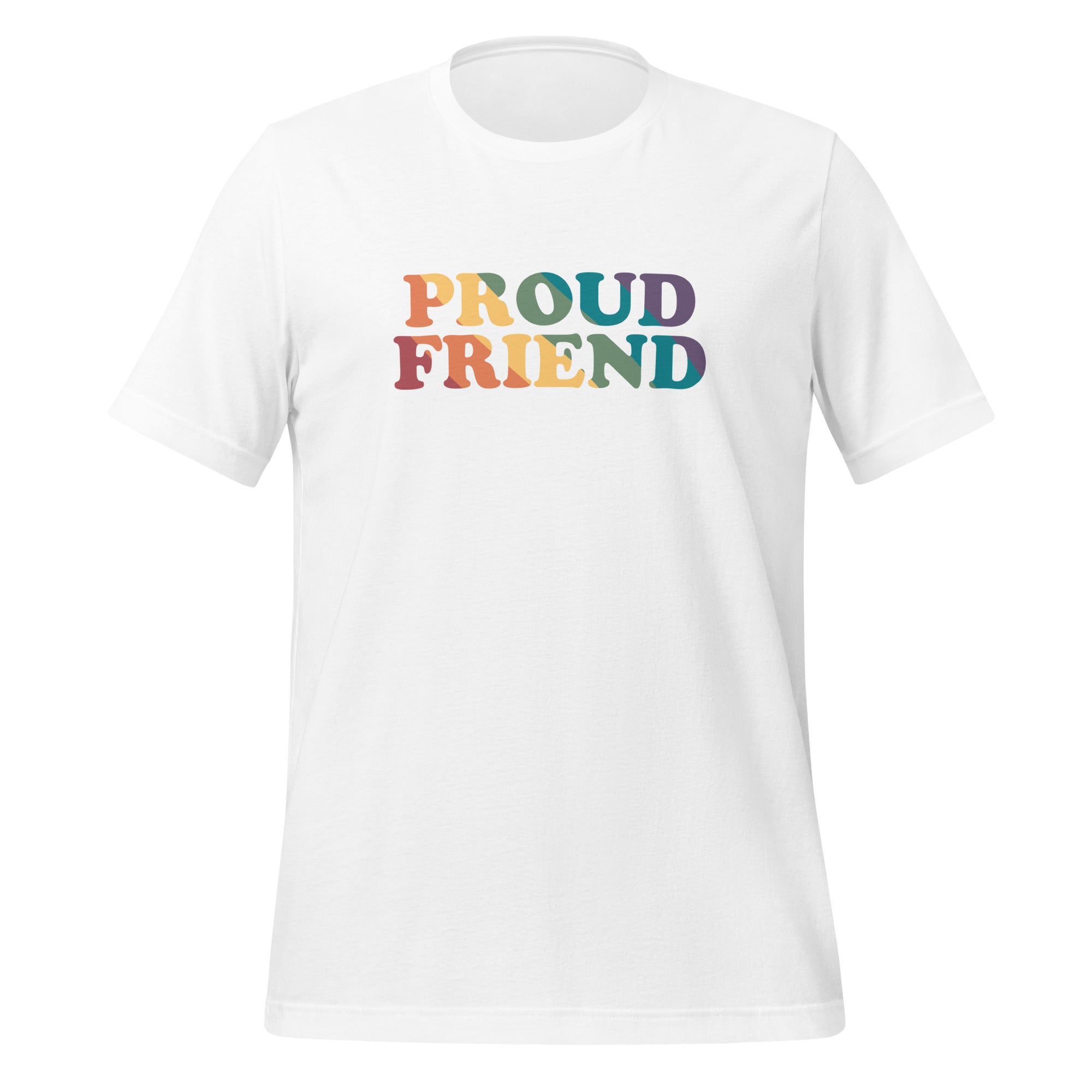 Camiseta unisex orgullosa de amigo