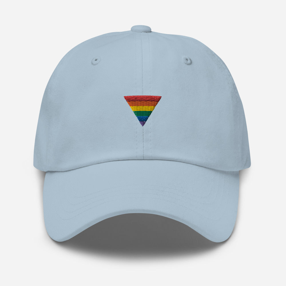 Sombrero triangular arcoíris