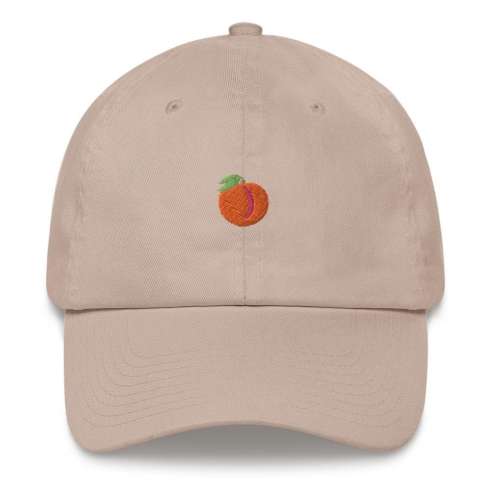 Sombrero de emoji de melocotón