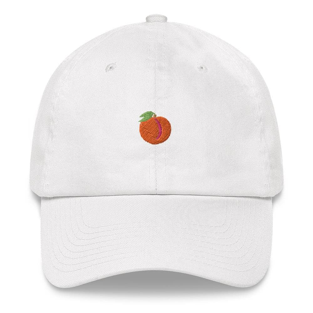 Sombrero de emoji de melocotón