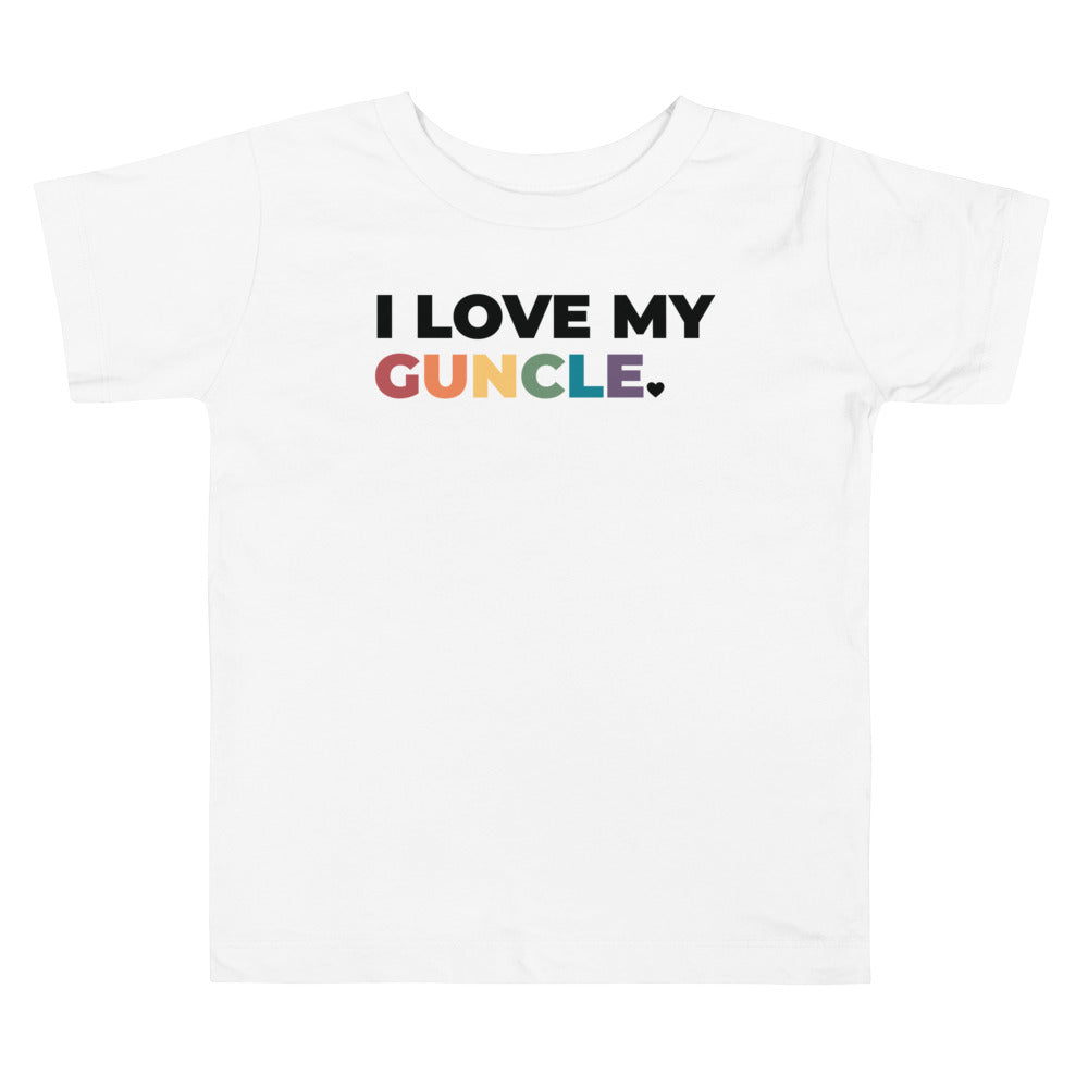 Camiseta para niños pequeños "Amo a mi Guncle"