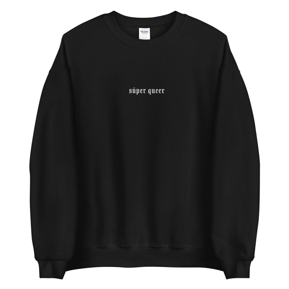 Sudadera Súper Queer Bordada