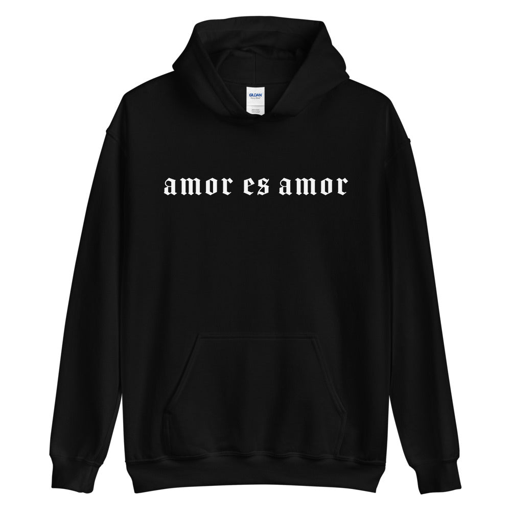 Sudadera con capucha Amor es amor