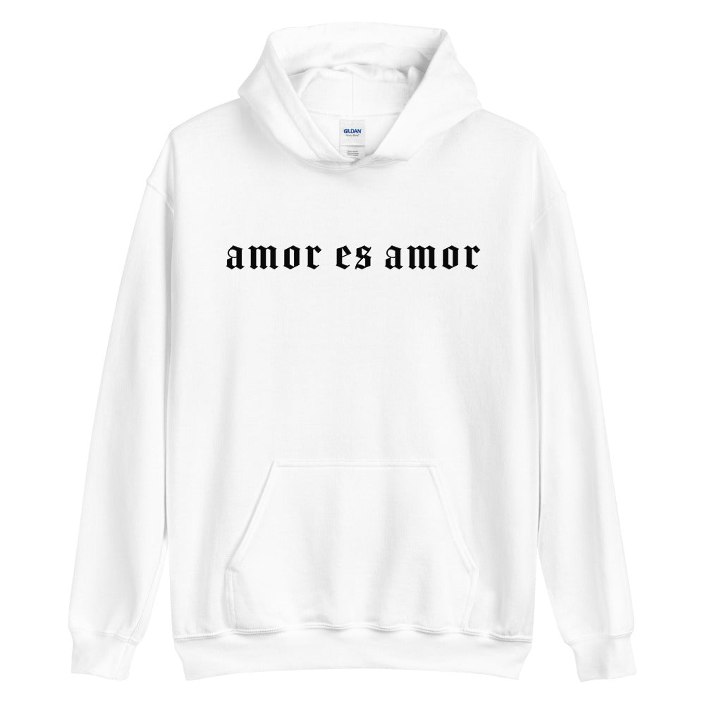 Sudadera con capucha Amor es amor