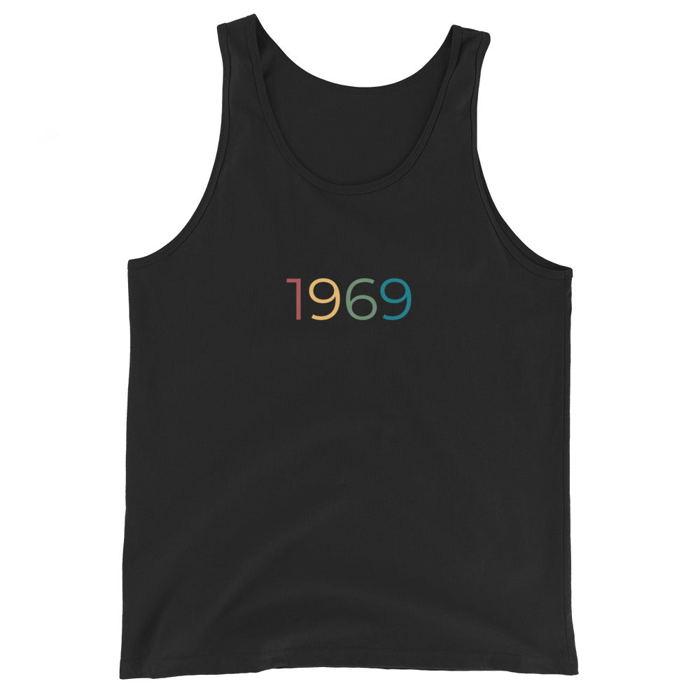 Camiseta sin mangas unisex de 1969