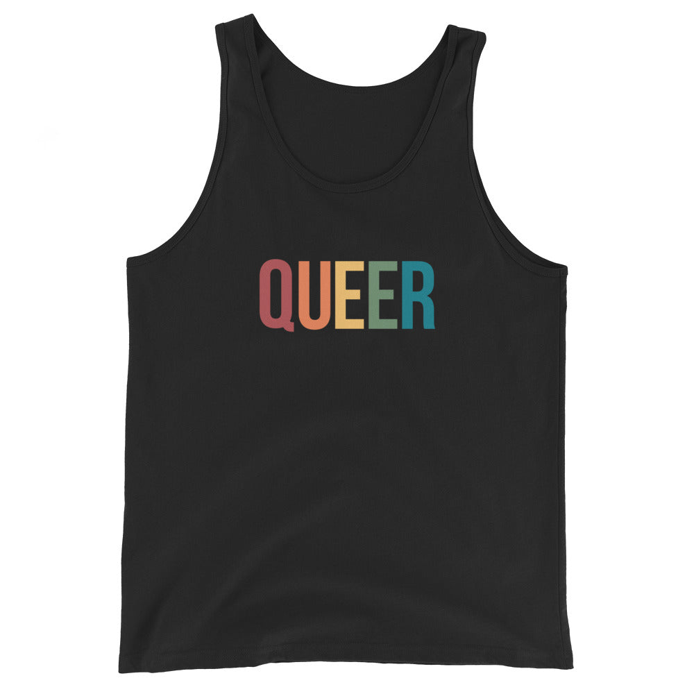 Camiseta sin mangas unisex queer