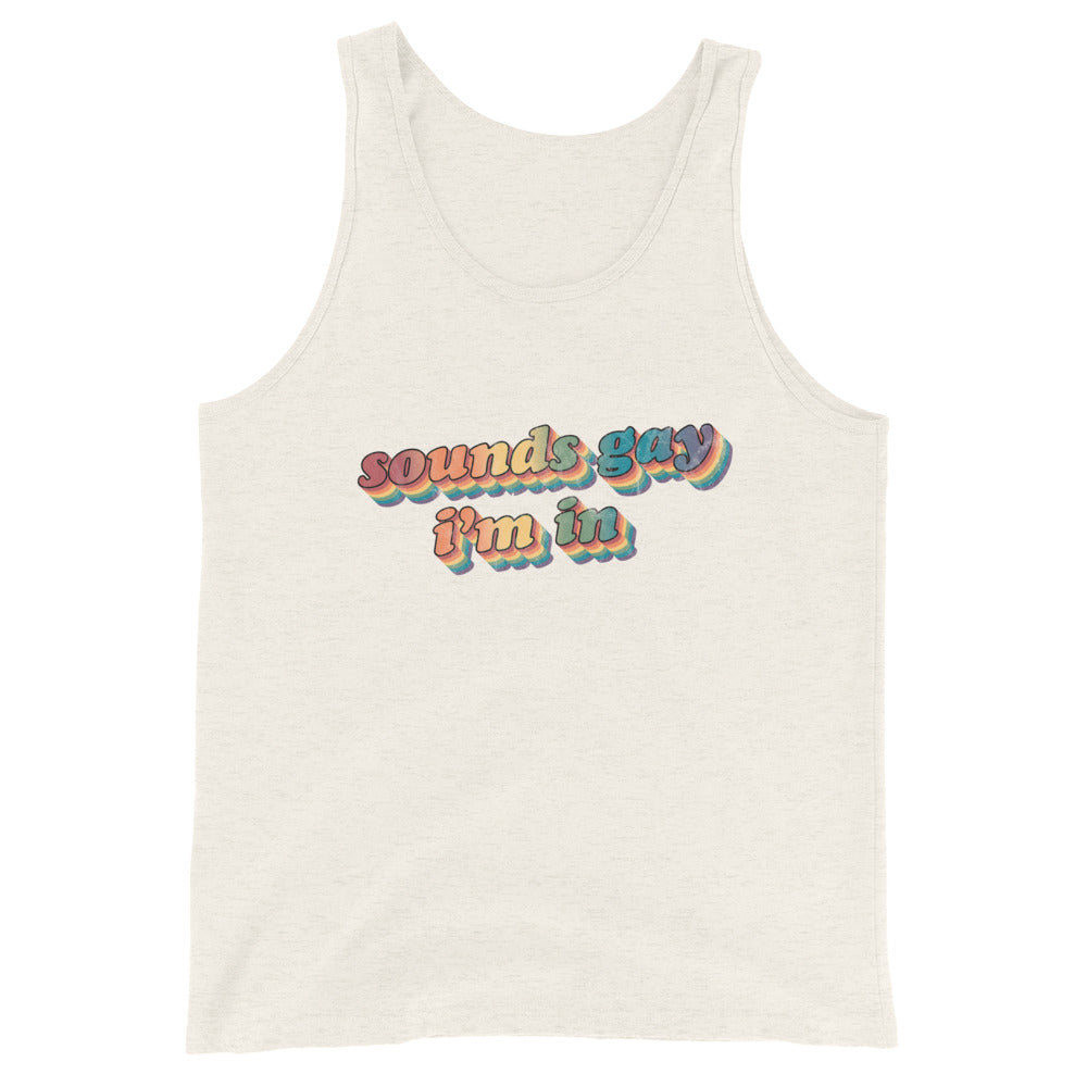 Camiseta unisex con sonido retro gay