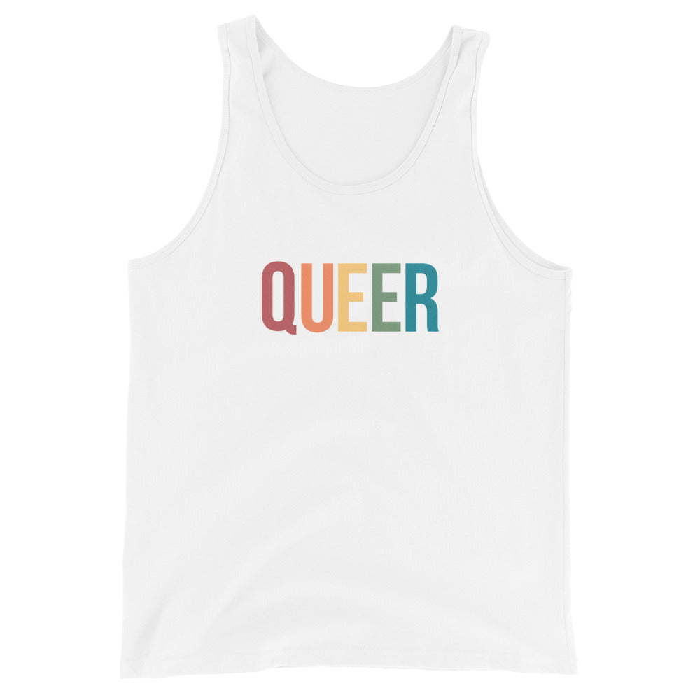 Camiseta sin mangas unisex queer