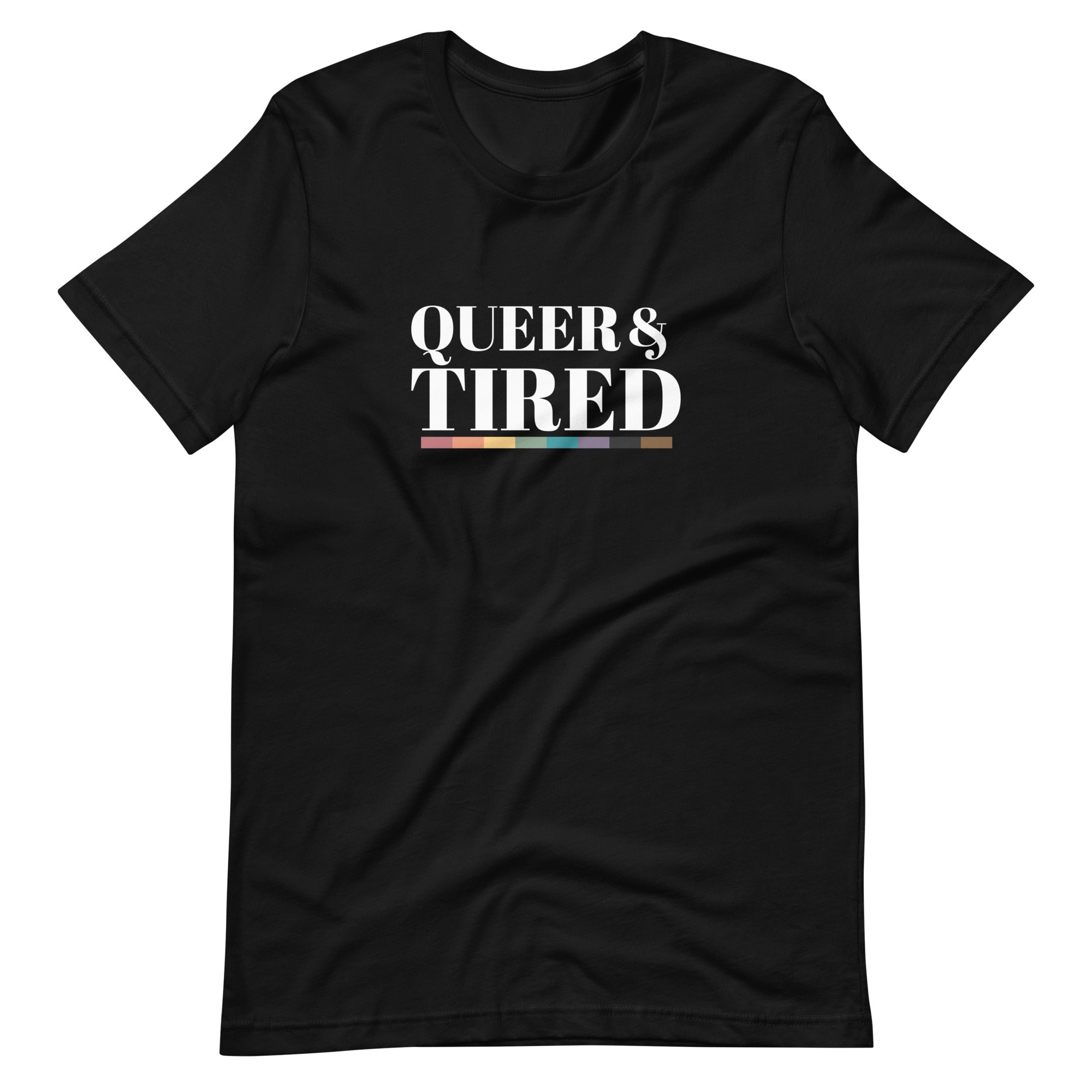 Camiseta unisex Queer &amp; Tired