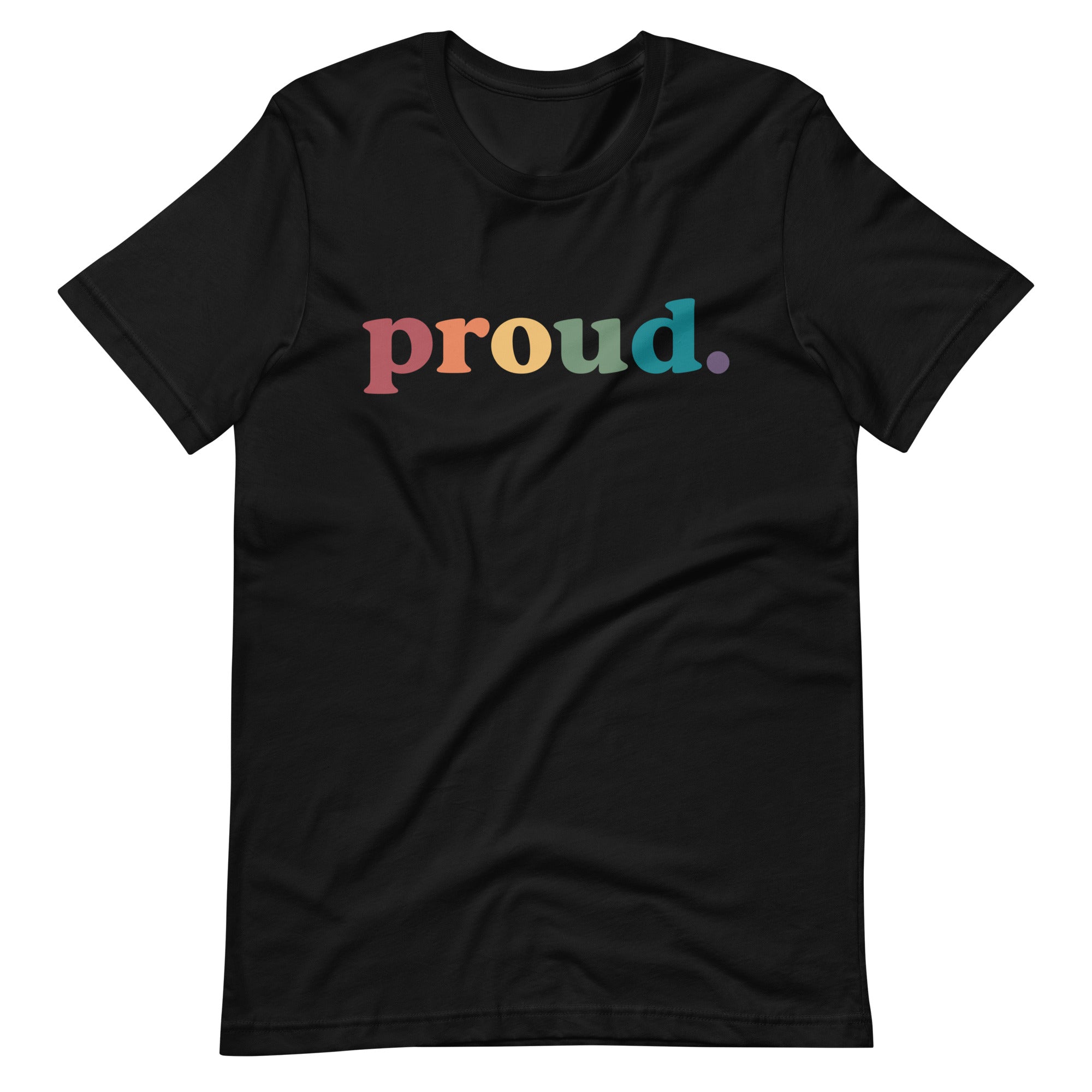 Camiseta unisex orgullosa del arcoíris