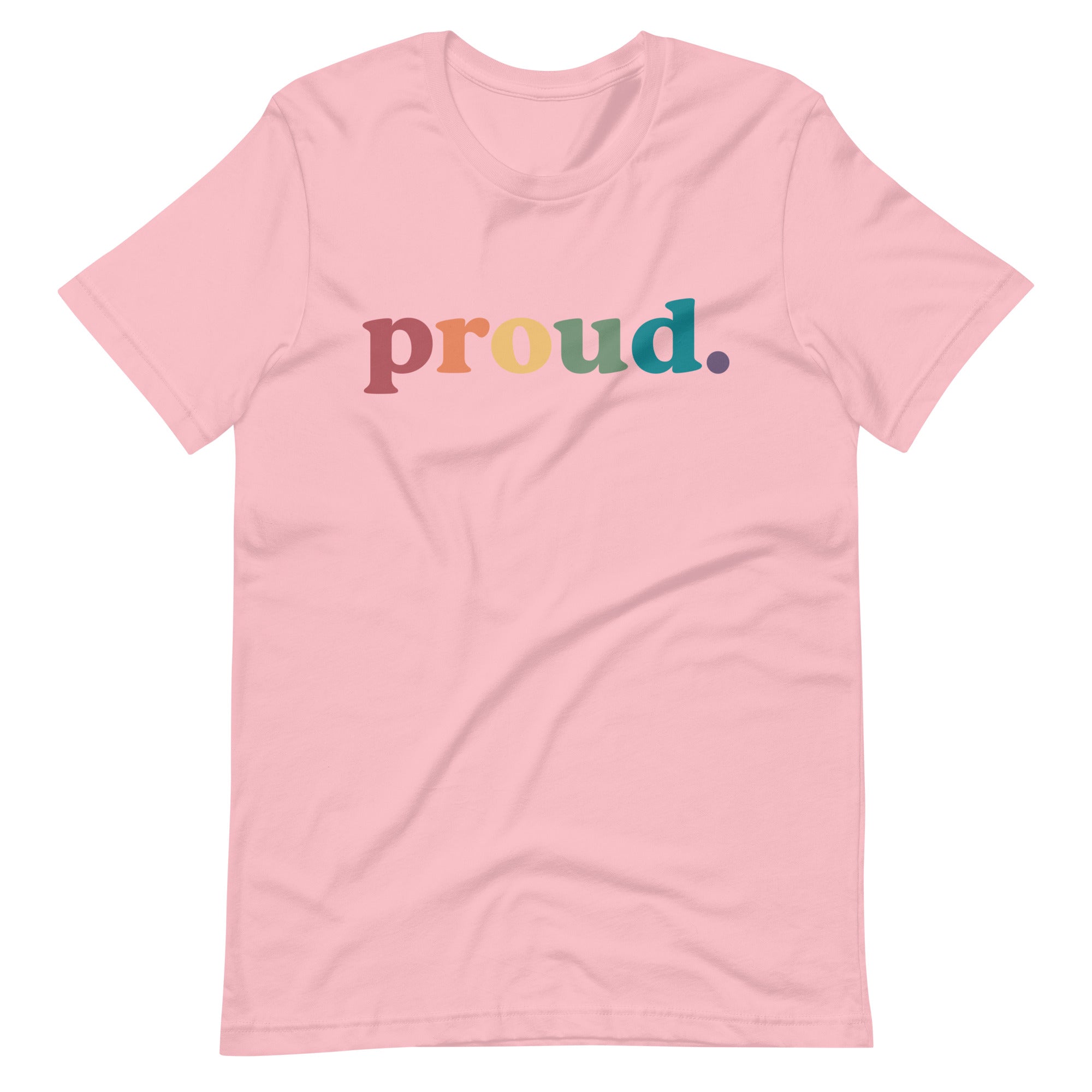 Camiseta unisex orgullosa del arcoíris