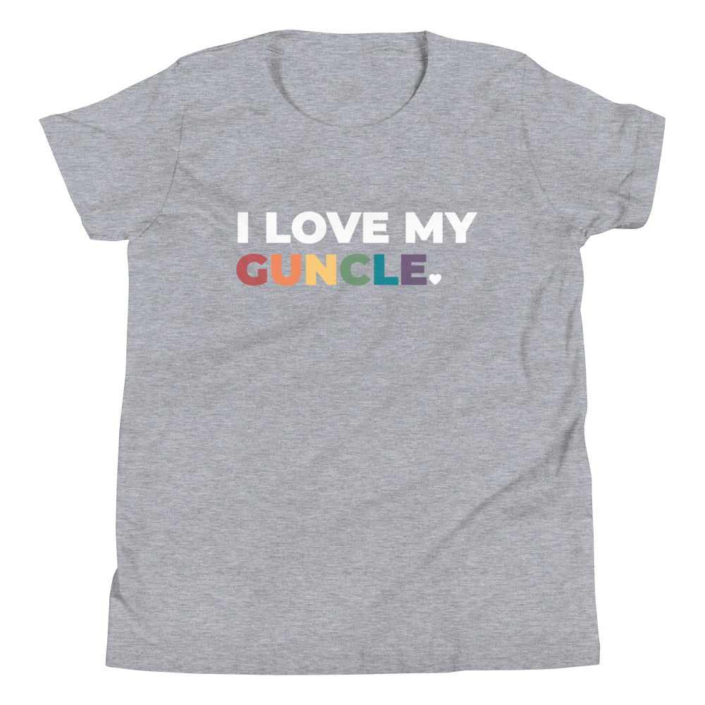Camiseta juvenil "Amo a mi Guncle"