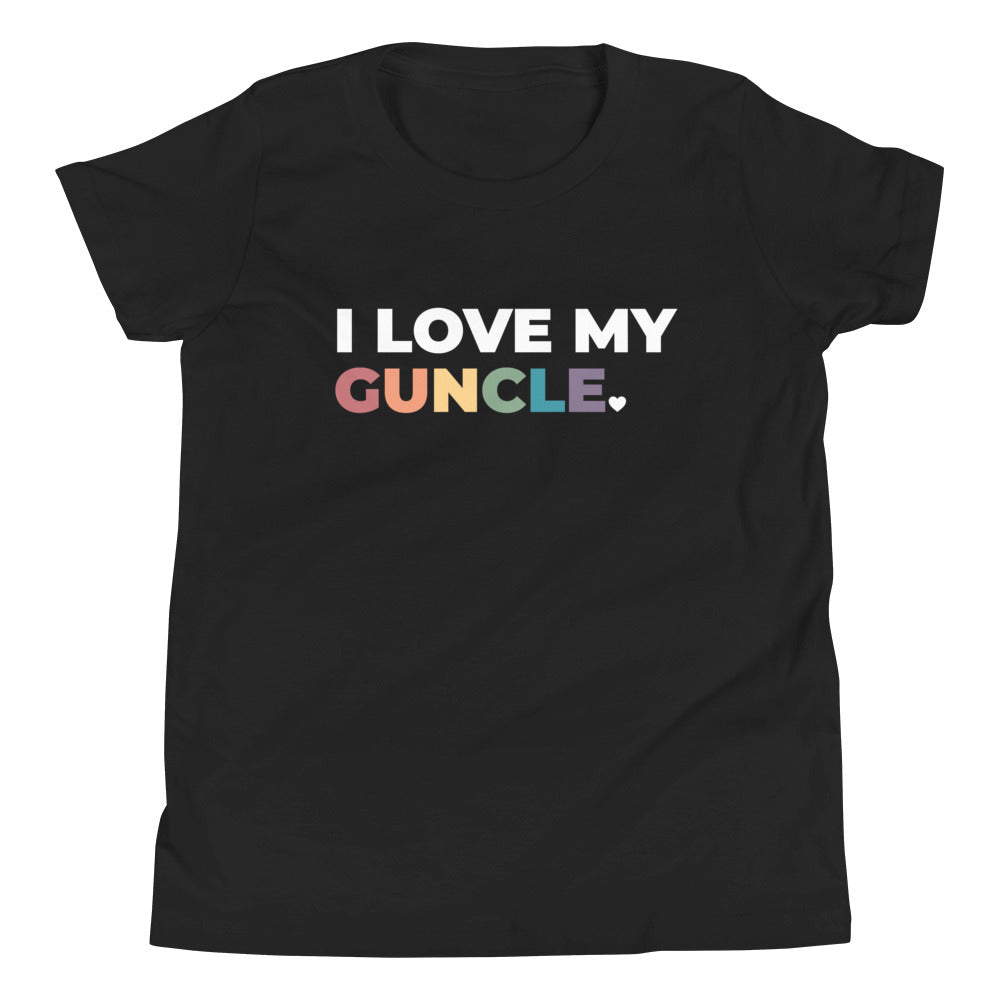 Camiseta juvenil "Amo a mi Guncle"