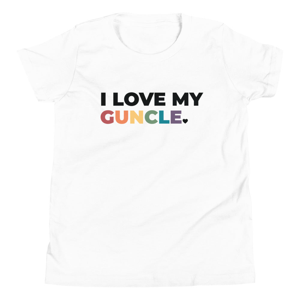 Camiseta juvenil "Amo a mi Guncle"
